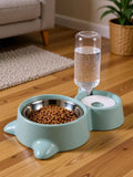 Automatic Pet Feeder with Water Dispenser