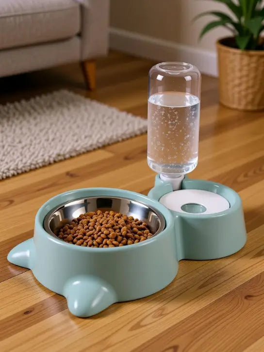 Automatic Pet Feeder with Water Dispenser