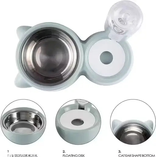 Automatic Pet Feeder with Water Dispenser