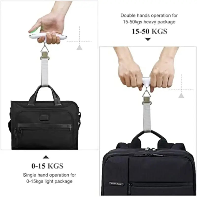 Electronic Portable Digital Hanging Luggage Scale 50kg – Travel Weighing Machine