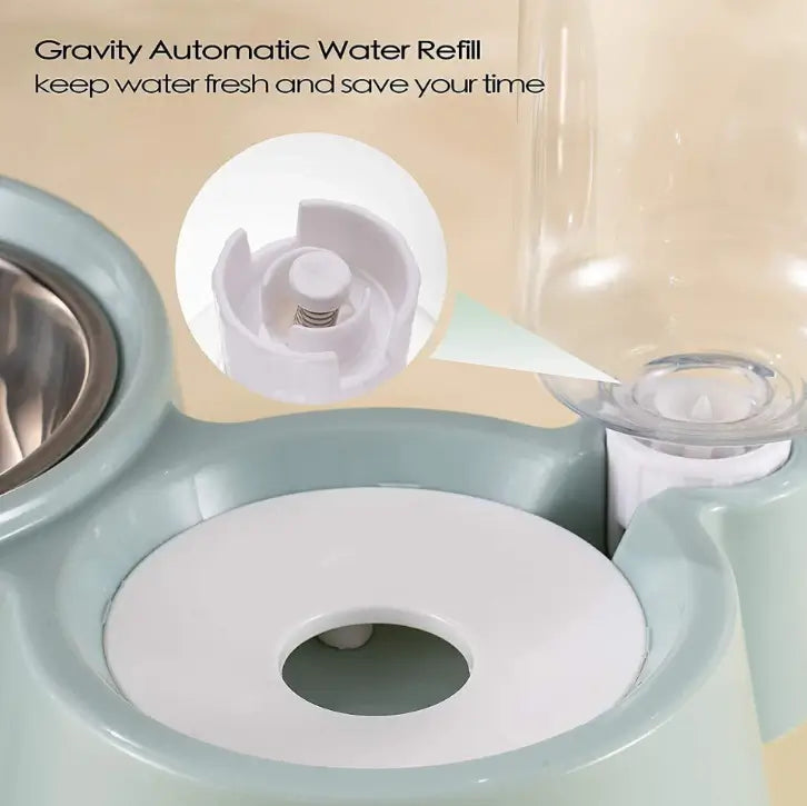 Automatic Pet Feeder with Water Dispenser