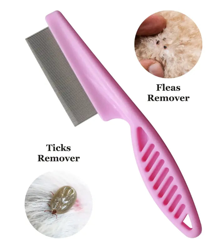 Pet Grooming Flea and Tick Remover Comb