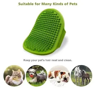 Silicone Pet Grooming Bath Glove Brush