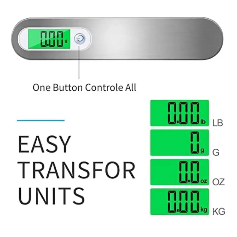 Electronic Portable Digital Hanging Luggage Scale 50kg – Travel Weighing Machine