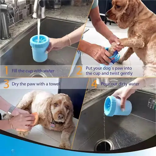 Portable Dog Paw Cleaner Cup