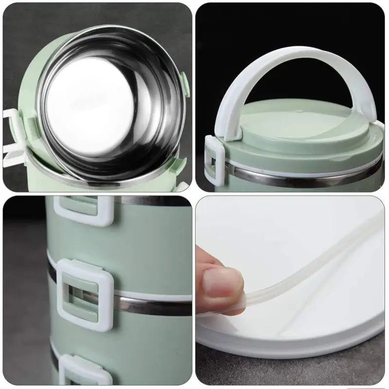 Multi-Layer Stainless Steel Hot Lunch Box