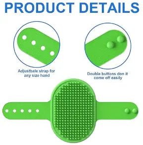 Silicone Pet Grooming Bath Glove Brush