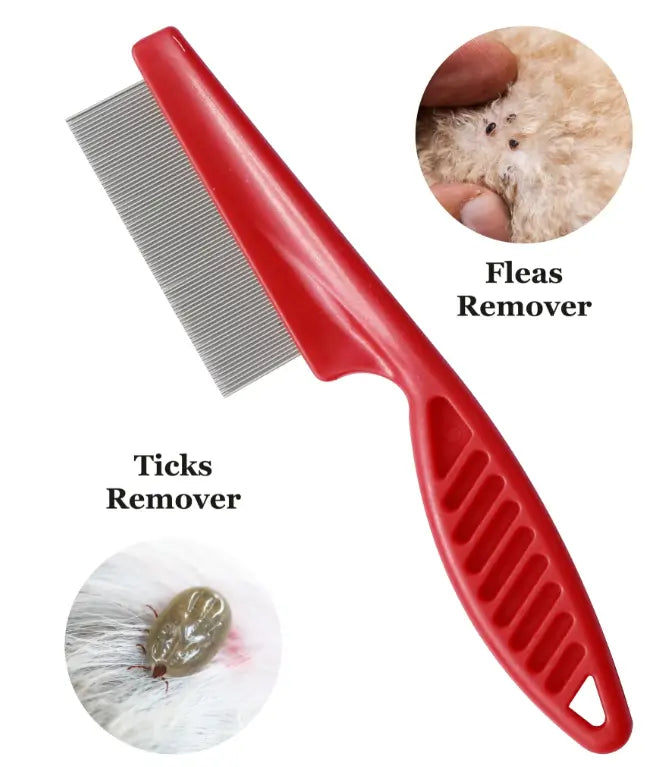Pet Grooming Flea and Tick Remover Comb