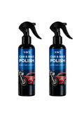 3-in-1 Car & Bike Polish Spray | Clean, Shine & Protect Liquid Polish for Cars, Bikes, Scooters & Automotive Surfaces