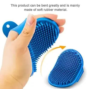 Silicone Pet Grooming Bath Glove Brush